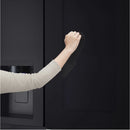 LG GSXE80EVE InstaView™ Plumbed Ice&Water Fridge Freezer - Black