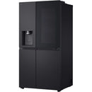 LG GSXE80EVE InstaView™ Plumbed Ice&Water Fridge Freezer - Black