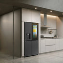 LG GSXE80EVE InstaView™ Plumbed Ice&Water Fridge Freezer - Black