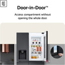 LG GSXE80EVE InstaView™ Plumbed Ice&Water Fridge Freezer - Black