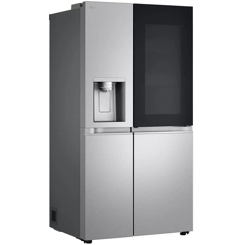LG GSXE90BSAD InstaView™ Door-in-Door American Style Fridge Freezer - Brushed Steel [free 5-year parts & labour guarantee]*contact store for price*