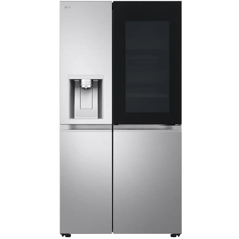 LG GSXE90BSAD InstaView™ Door-in-Door American Style Fridge Freezer - Brushed Steel [free 5-year parts & labour guarantee]*contact store for price*