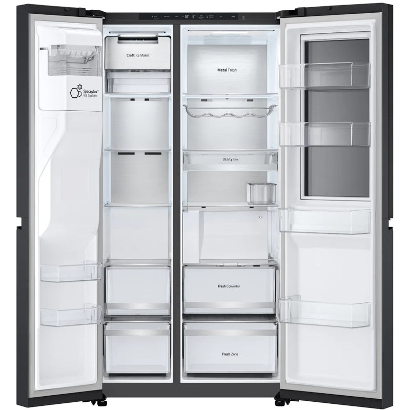 LG GSXE90EVDD Craft Ice InstaView Plumbed water & Ice American-Style Smart Fridge Freezer [free 5-year parts & labour guarantee]