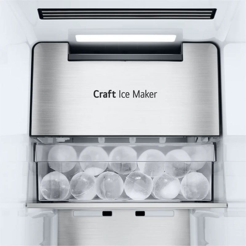 LG GSXE90EVDD Craft Ice InstaView Plumbed water & Ice American-Style Smart Fridge Freezer [free 5-year parts & labour guarantee]