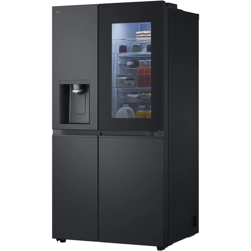 LG GSXE90EVDD Craft Ice InstaView Plumbed water & Ice American-Style Smart Fridge Freezer [free 5-year parts & labour guarantee]