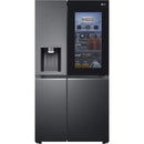 LG InstaView GSXV91MCAE Door-In-Door Non-Plumbed American style fridge freezer - Matte Black [free 5-year parts & labour guarantee]