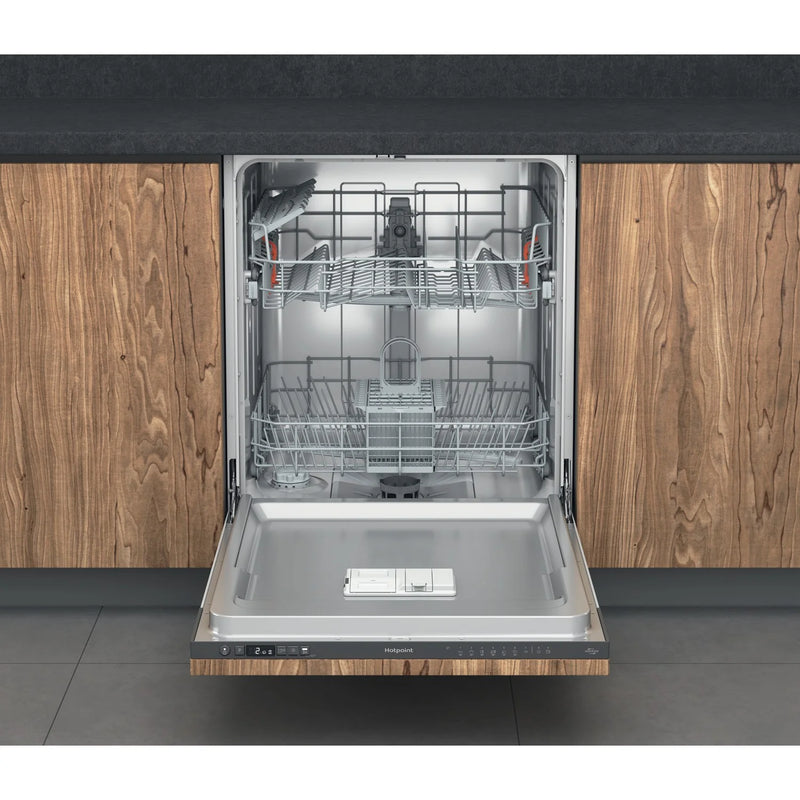 Hotpoint H2IHD526BUK 14-place setting integrated dishwasher [black panel]*contact store for price*