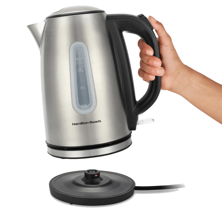 Hamilton Beach HB01402B Rise 1.7L Kettle Brushed Stainless Steel