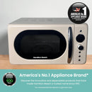 Hamilton Beach HB70H20C 20 litre 700 W Retro microwave - Cream*contact store for price*