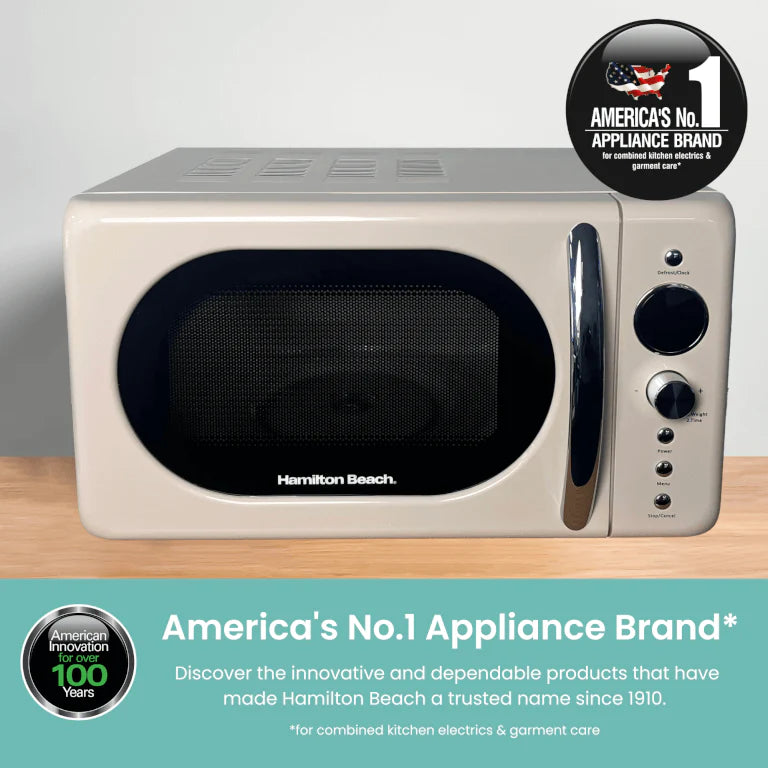 Hamilton Beach HB70H20C 20 litre 700 W Retro microwave - Cream*contact store for price*