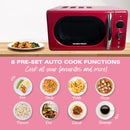 Hamilton Beach HB70H20R 20 litre 700 W Retro microwave - Red*contact store for price*