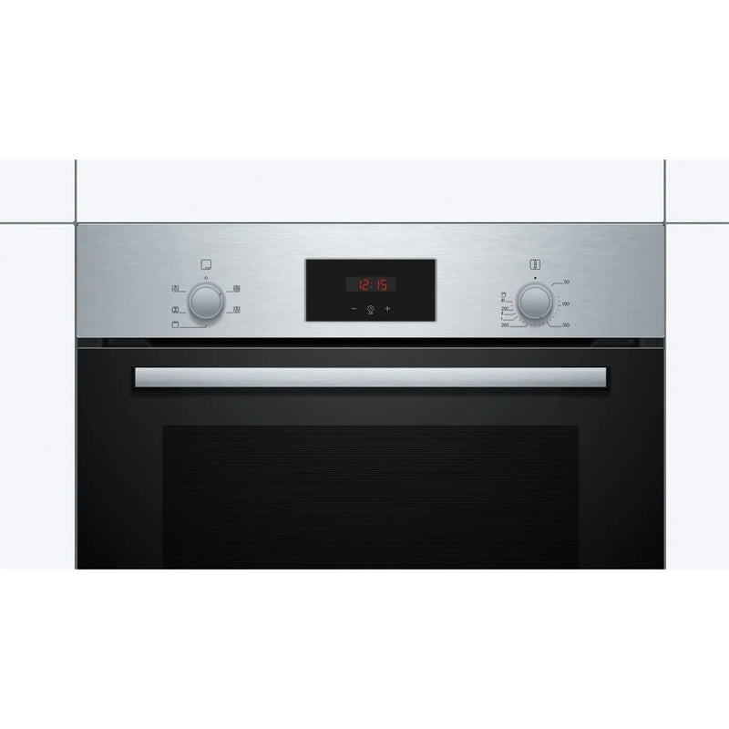 Bosch HHF113BR0B Serie 2 Built-In Single Oven - Stainless Steel