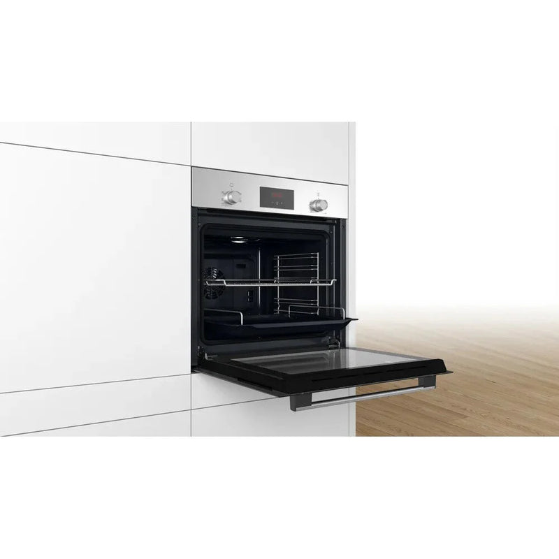 Bosch HHF113BR0B Serie 2 Built-In Single Oven - Stainless Steel