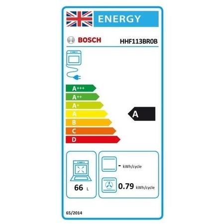 Bosch HHF113BR0B Serie 2 Built-In Single Oven - Stainless Steel