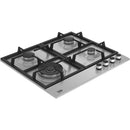 Beko HIAW64225SX 60cm 4 Burner Gas Hob - Stainless Steel