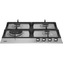 Beko HIAW64225SX 60cm 4 Burner Gas Hob - Stainless Steel