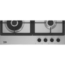 Beko HIAW64225SX 60cm 4 Burner Gas Hob - Stainless Steel
