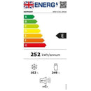 Hotpoint HPKF 5351 XP4UK No Frost Fridge Freezer - Stainless steel