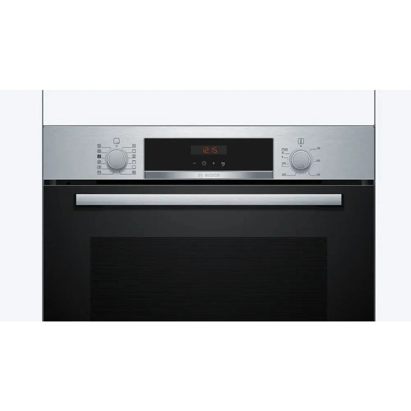 Bosch HQA574BS3B Series 4 Steam Pyrolytic cleaning built-in single oven - stainless steel