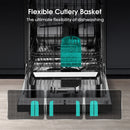 Hisense HS622E90BUK Hi4 13-place Freestanding Dishwasher - Black
