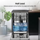 Hisense HS622E90BUK Hi4 13-place Freestanding Dishwasher - Black