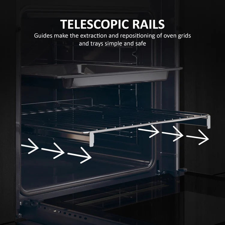 Haier HWO60SM2F5XH 60cm Wifi Single Smart Oven - Stainless Steel