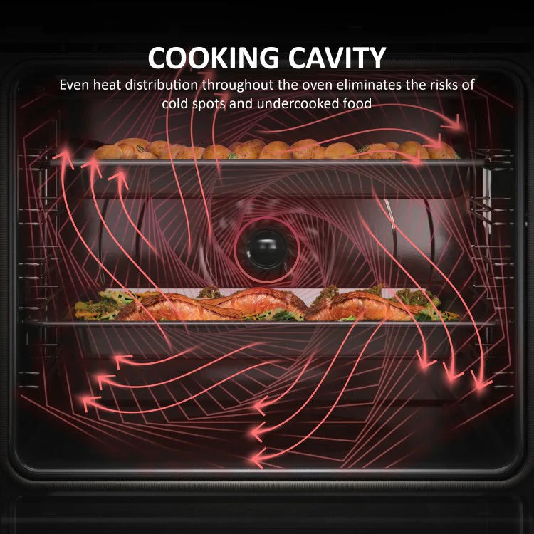 Haier HWO60SM2F5XH 60cm Wifi Single Smart Oven - Stainless Steel