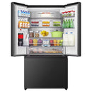 Hisense RF815N4SEFE PureFlat Plumbed American style fridge freezer - Black Stainless Steel