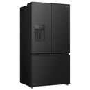Hisense RF815N4SEFE PureFlat Plumbed American style fridge freezer - Black Stainless Steel