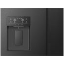 Hisense RF815N4SEFE PureFlat Plumbed American style fridge freezer - Black Stainless Steel