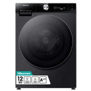 Hisense WF7S1247BB Auto Dosing 12kg 1400 Spin Washing Machine - Black