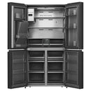 Hisense RQ760N4IFE PureFlat American Smart Fridge Freezer Plumbed Ice & Water - Black Steel