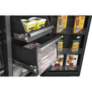 Hisense RQ760N4IFE PureFlat American Smart Fridge Freezer Plumbed Ice & Water - Black Steel