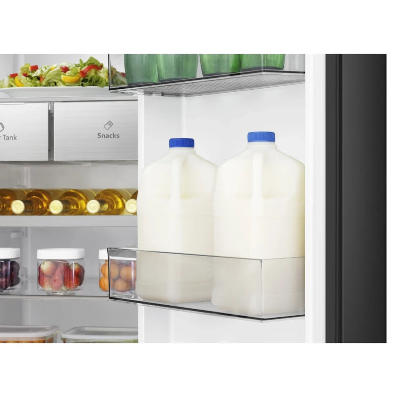 Hisense RS818N4TFE Non-Plumbed Ice & Water American Style Fridge Freezer - Premium Black