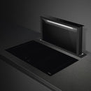 Smeg KDD90CNE 90cm Island Downdraft Cooker Hood Black Glass