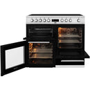 Beko KDVC100X 100cm Ceramic Range Cooker - Stainless steel*contact store for price*