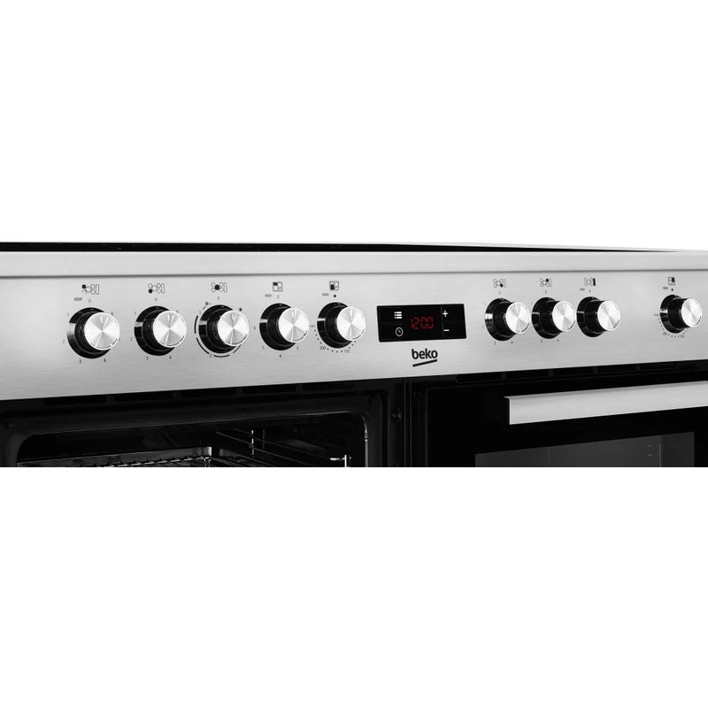 Beko KDVC100X 100cm Ceramic Range Cooker - Stainless steel*contact store for price*