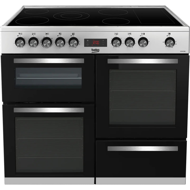 Beko KDVC100X 100cm Ceramic Range Cooker - Stainless steel*contact store for price*