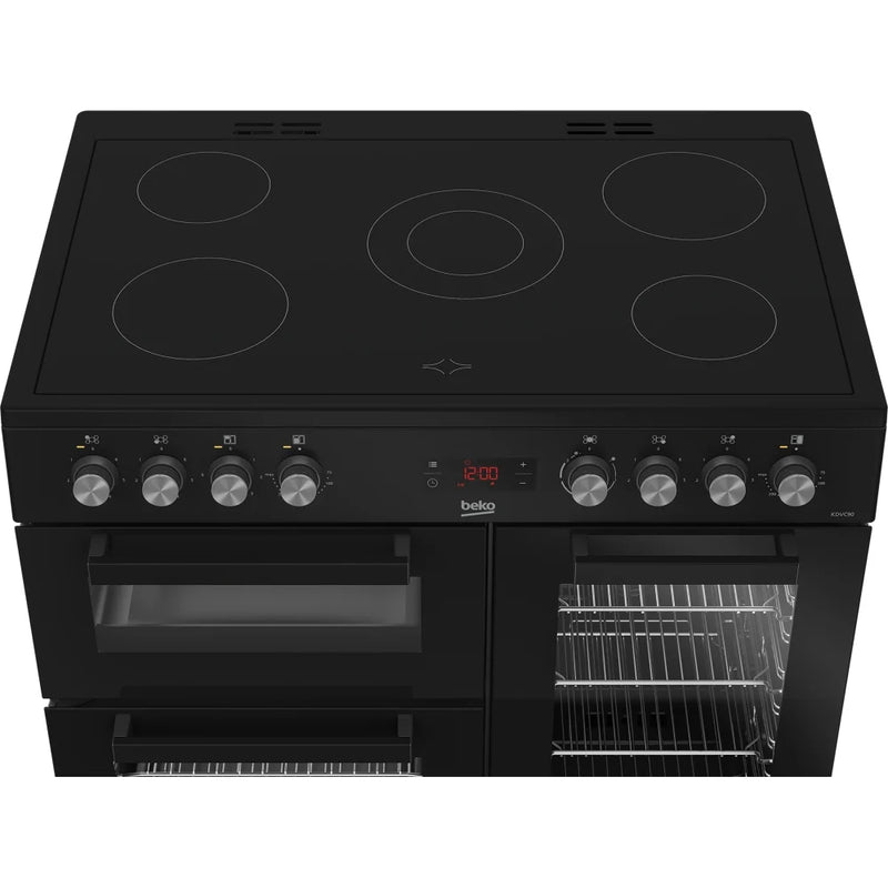 Beko KDVC90K 90cm Ceramic Range Cooker - Black*contact store for price*