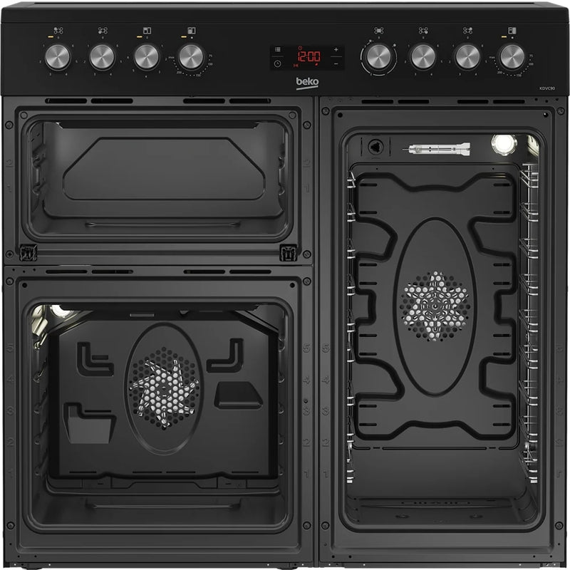Beko KDVC90K 90cm Ceramic Range Cooker - Black*contact store for price*