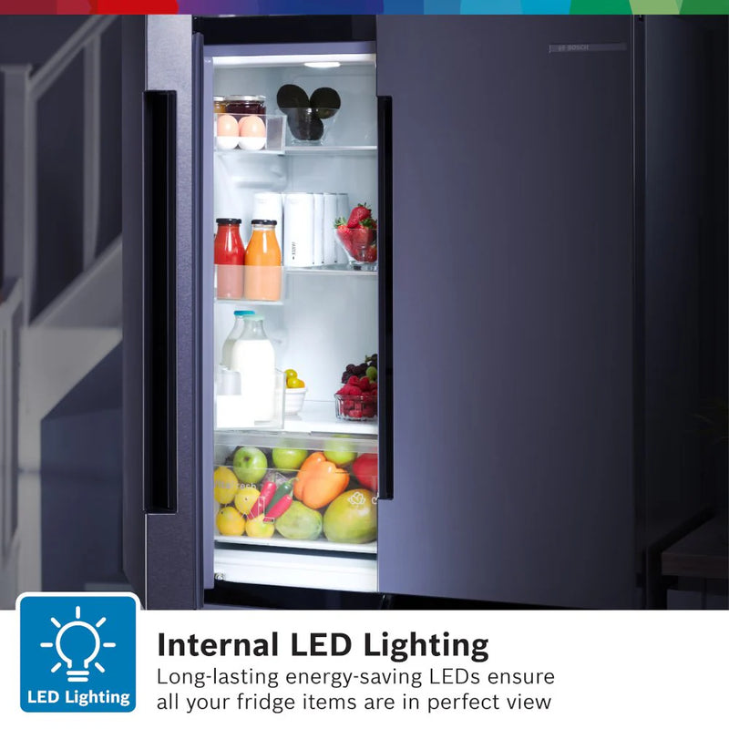 Bosch KFN96VPEAG Series 4 Total No Frost French door Fridge Freezer - Brushed steel anti-fingerprint*contact store for price*