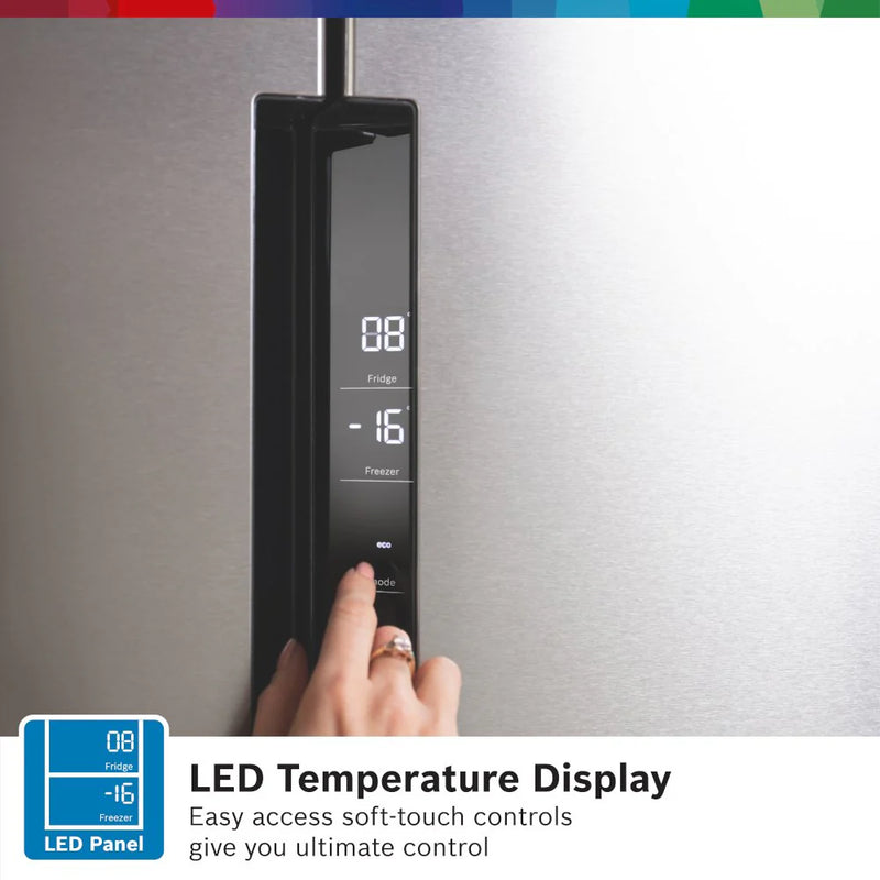 Bosch KFN96VPEAG Series 4 Total No Frost French door Fridge Freezer - Brushed steel anti-fingerprint*contact store for price*