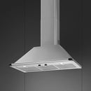 Smeg KTR90XE 90cm Victoria Chimney Hood - Stainless Steel