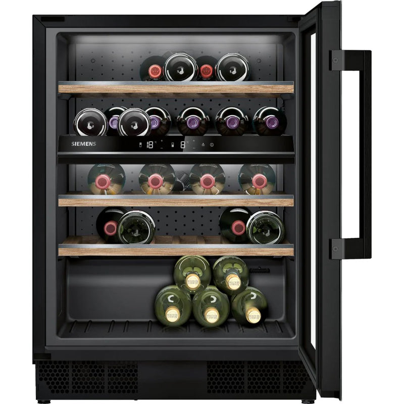 Siemens KU21WAHG0G iQ500 60cm Built-in wine cooler [contact store for pricing]