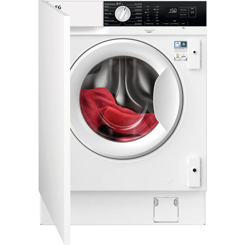 AEG LFX6G8434BI 6000 ProSense® 8kg 1400rpm integrated washing machine