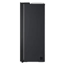 LG GSLC40EPPE Plumbed American style fridge freezer - Black Steel