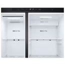 LG GSLC40EPPE Plumbed American style fridge freezer - Black Steel