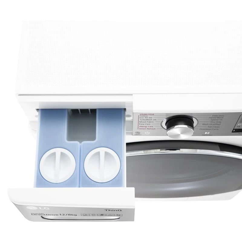 LG FWV1128WTSA 12/8kg 1400RPM Steam Washer Dryer