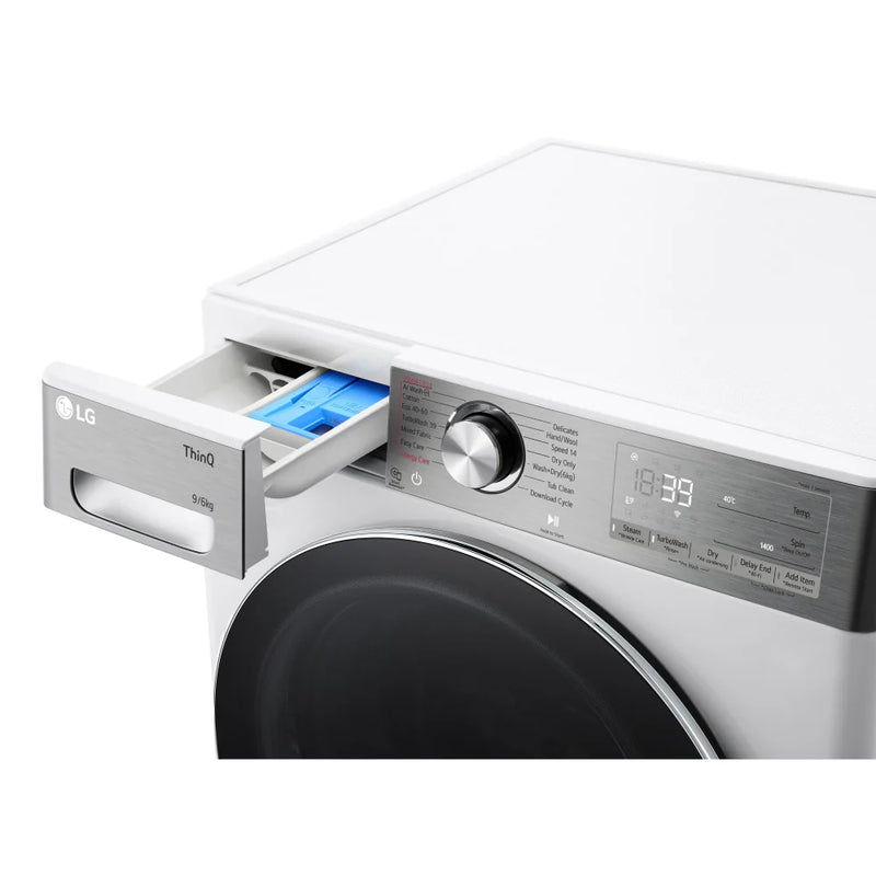 LG FWY996WCTN4 9/6kg 1400RPM AI DD™ Steam Washer Dryer