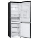 LG GBF3102EEP 60/40 Total No Frost fridge freezer - Black